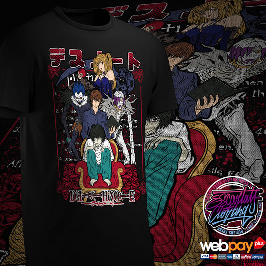 POLERA DEATH NOTE COLOR - DEATH NOTE