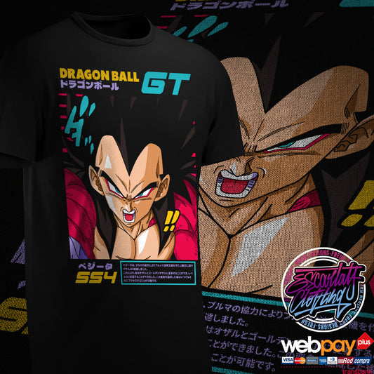 POLERA VEGETA SSJ4 - DRAGONBALL GT