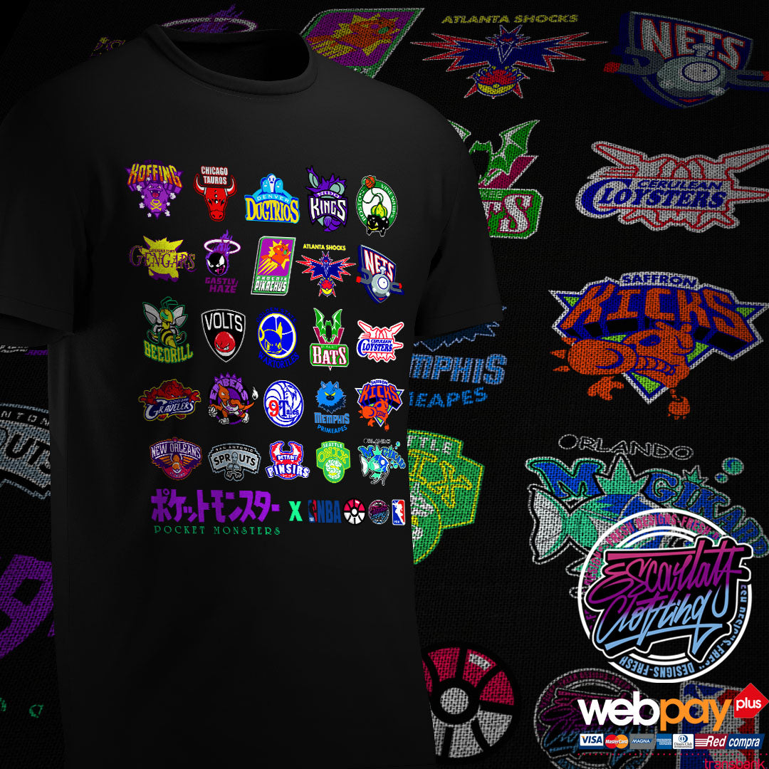 POLERA POKEMON X NBA - POKEMON