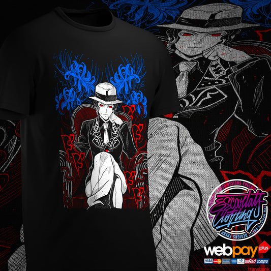 POLERA NEGRA MUZAN - KIMETSU NO YAIBA
