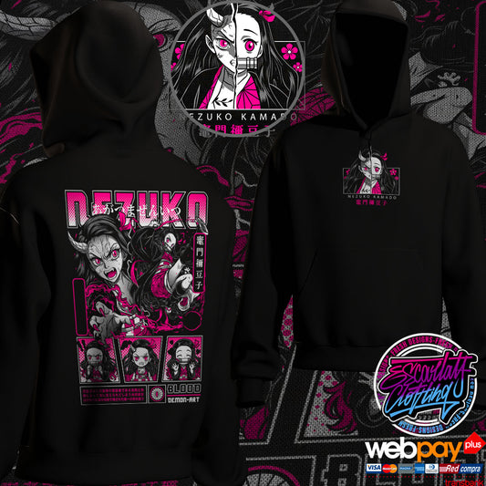 HOODIE NEZUKO - KIMETSU NO YAIBA COLECCION 2025