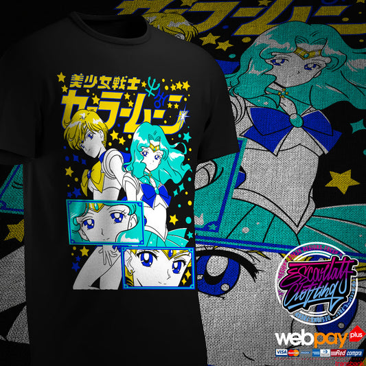 POLERA SAILOR URANO & SAILOR NEPTUNO - SAILORMOON