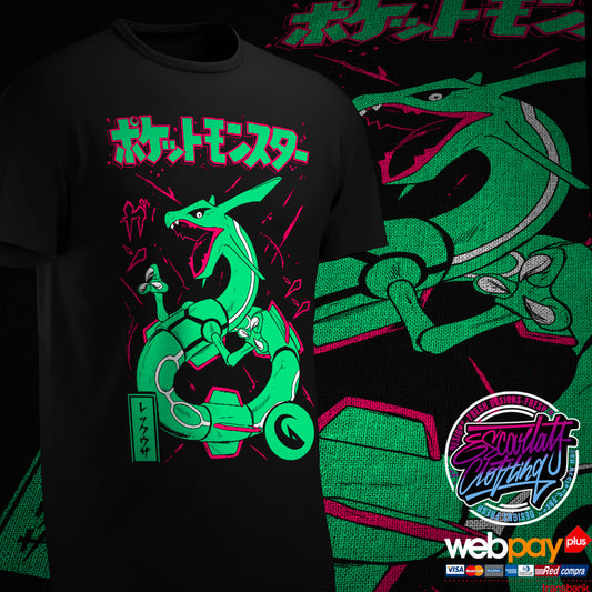 POLERA RAYQUAZA 1 - POKEMON
