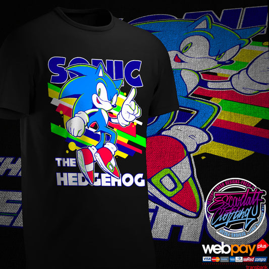 POLERA SONIC 2 - GAMES