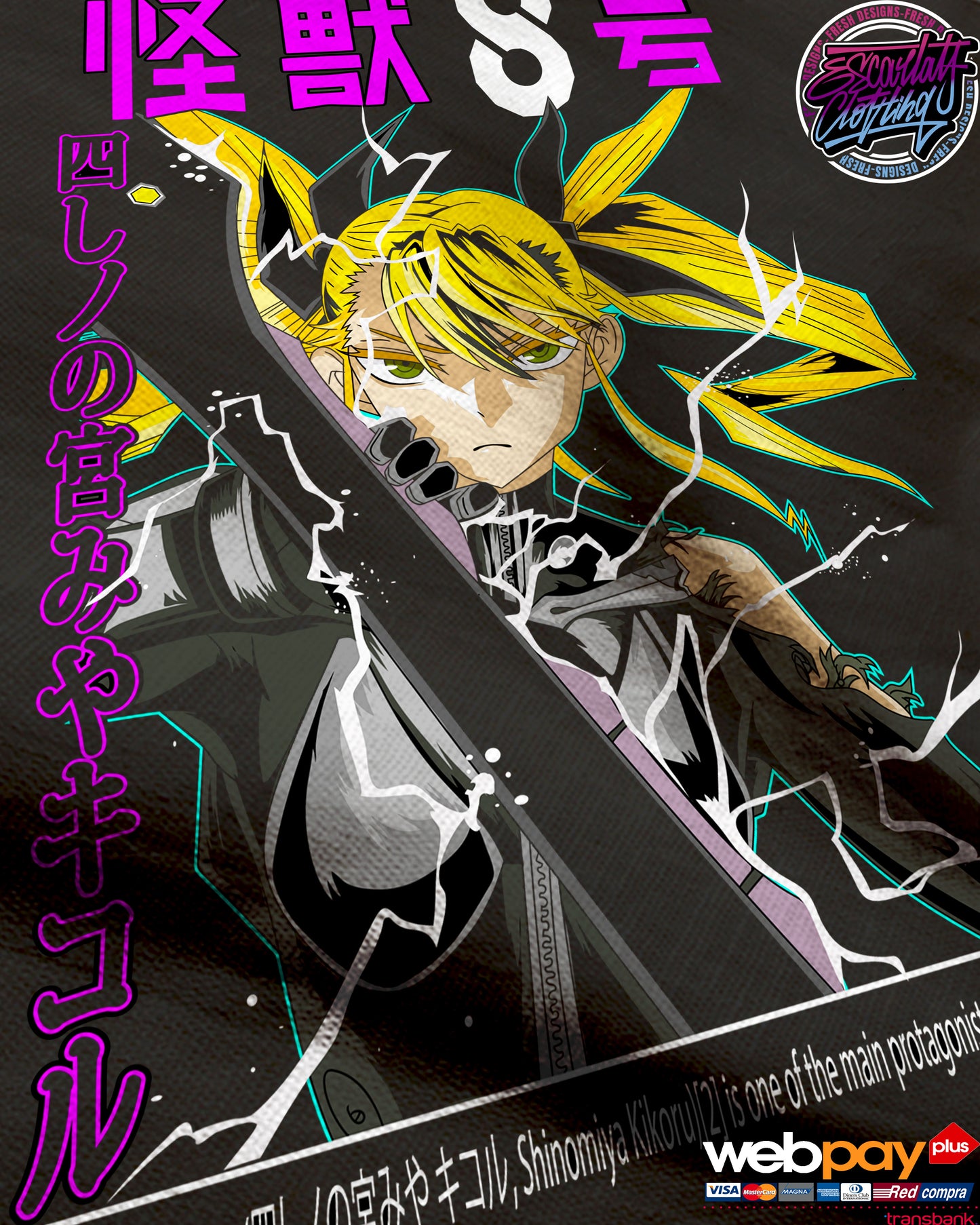 POLERA KIKORU SHINOMIYA - KAIJU N°8