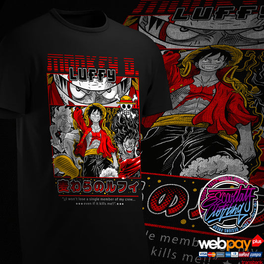 POLERA MOKEY D. LUFFY - ONE PIECE