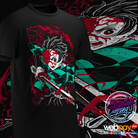 POLERA TANJIRO BASIC - KIMETSU NO YAIBA