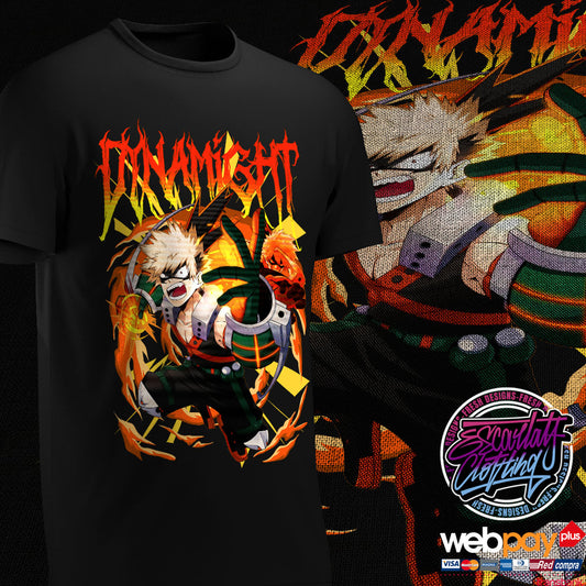 POLERA BAKUGO FULLCOLOR - MY HERO ACADEMIA