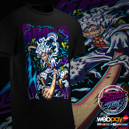 POLERA LUFFY GEAR FIVE COLOR - ONE PIECE