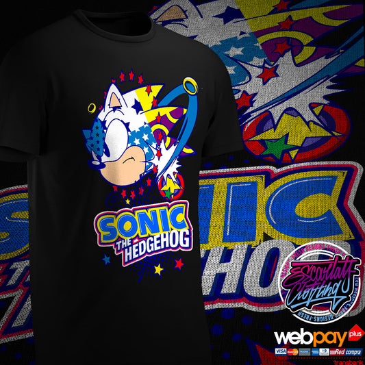 POLERA SONIC 4 - GAMES