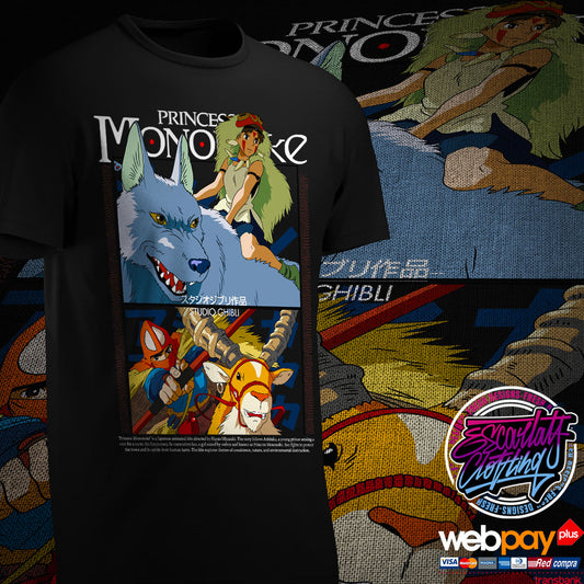 POLERA PRINCESS MONONOKE - STUDIO GHIBLI