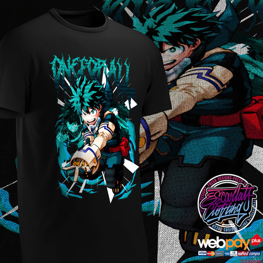 POLERA MIDORIYA FULLCOLOR - MY HERO ACADEMIA