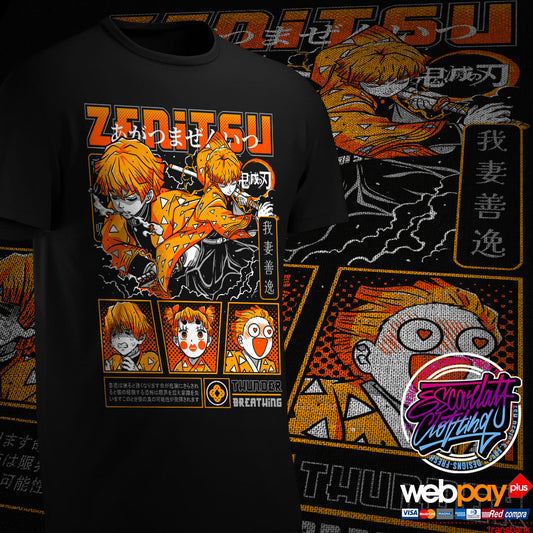 POLERA ZENITSU - KIMETSU NO YAIBA