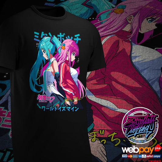 POLERA MIKU & BOCCHI