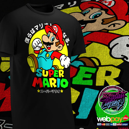 POLERA SUPER MARIO COLOR - GAMES
