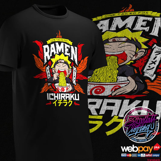 POLERA NARUTO RAMEN ICHIRAKU - NARUTO