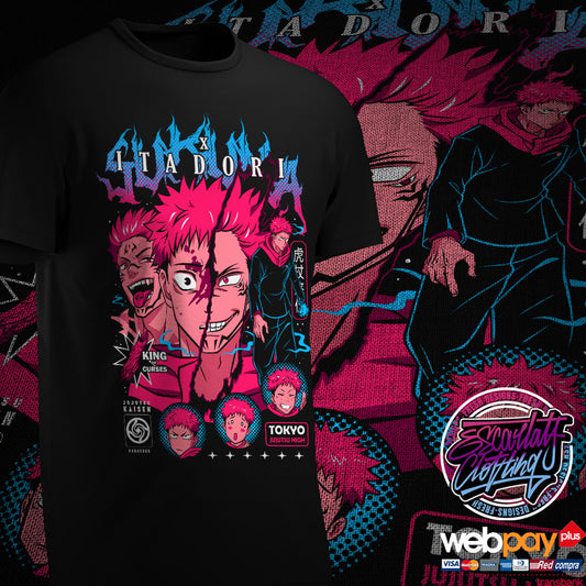 POLERA ITADORI X SUKUNA - JUJUTSU KAISEN