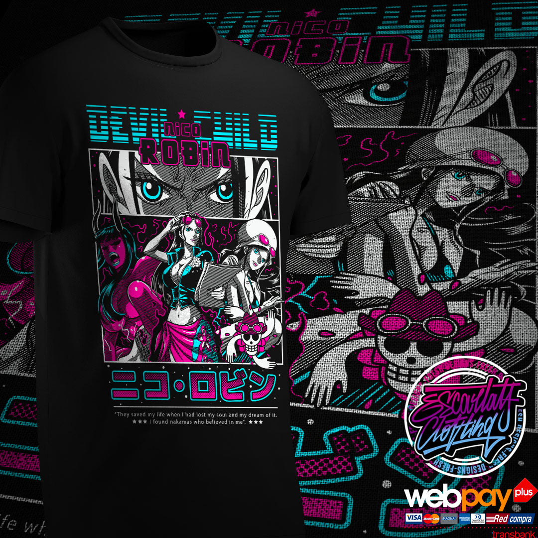 POLERA NICO ROBIN - ONE PIECE