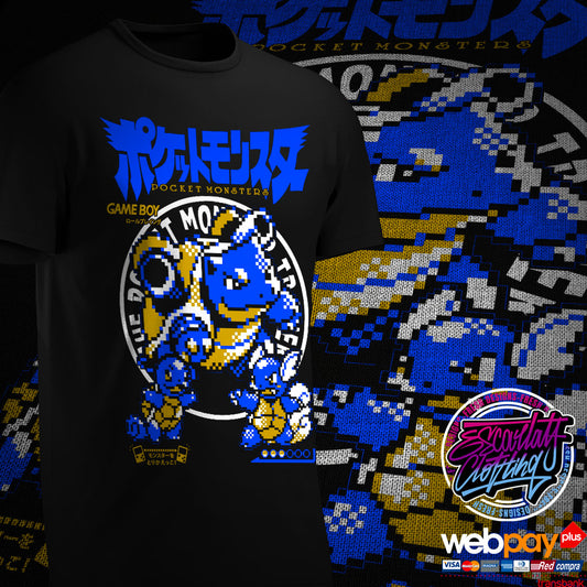 POLERA BLASTOISE PIXEL - POKEMON