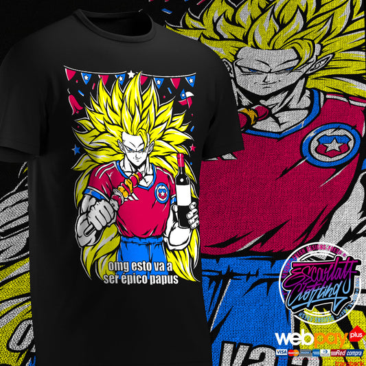 POLERA GOKU SSJ3 18CHERO - DRAGONBALL Z