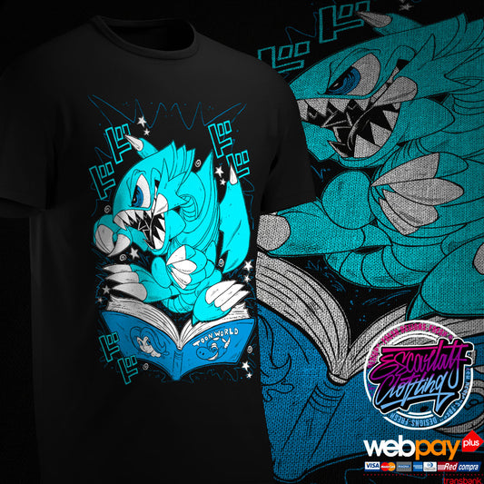 POLERA DRAGON TOON DE OJOS AZULES - YUGIOH