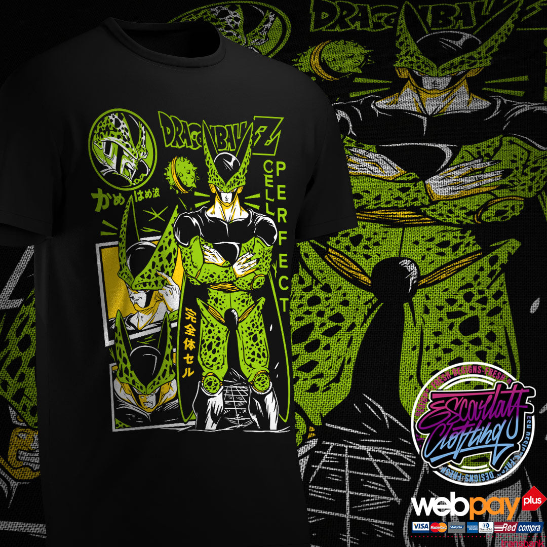 POLERA PERFECT CELL - DRAGONBALL Z