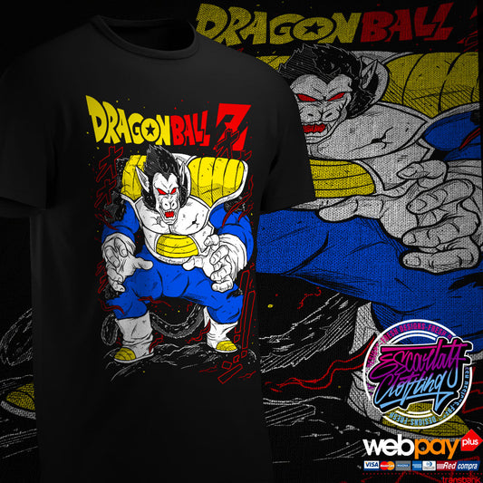 POLERA VEGETA OZARU - DRAGONBALL Z