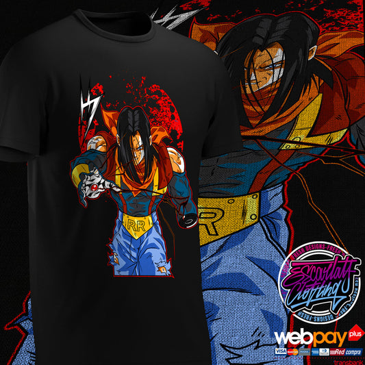 POLERA ANDROIDE SUPER 17 - DRAGONBALL GT