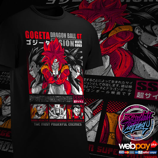 POLERA GOGETA - DRAGONBALL GT