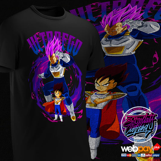 POLERA PRINCIPE VEGETA / ULTRA EGO - DRAGONBALL SUPER