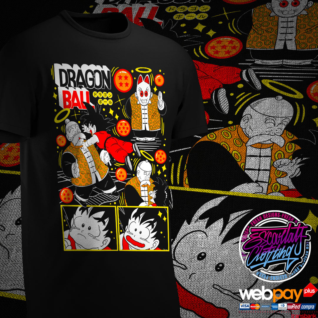 POLERA GOKU & ABUELITO - DRAGONBALL