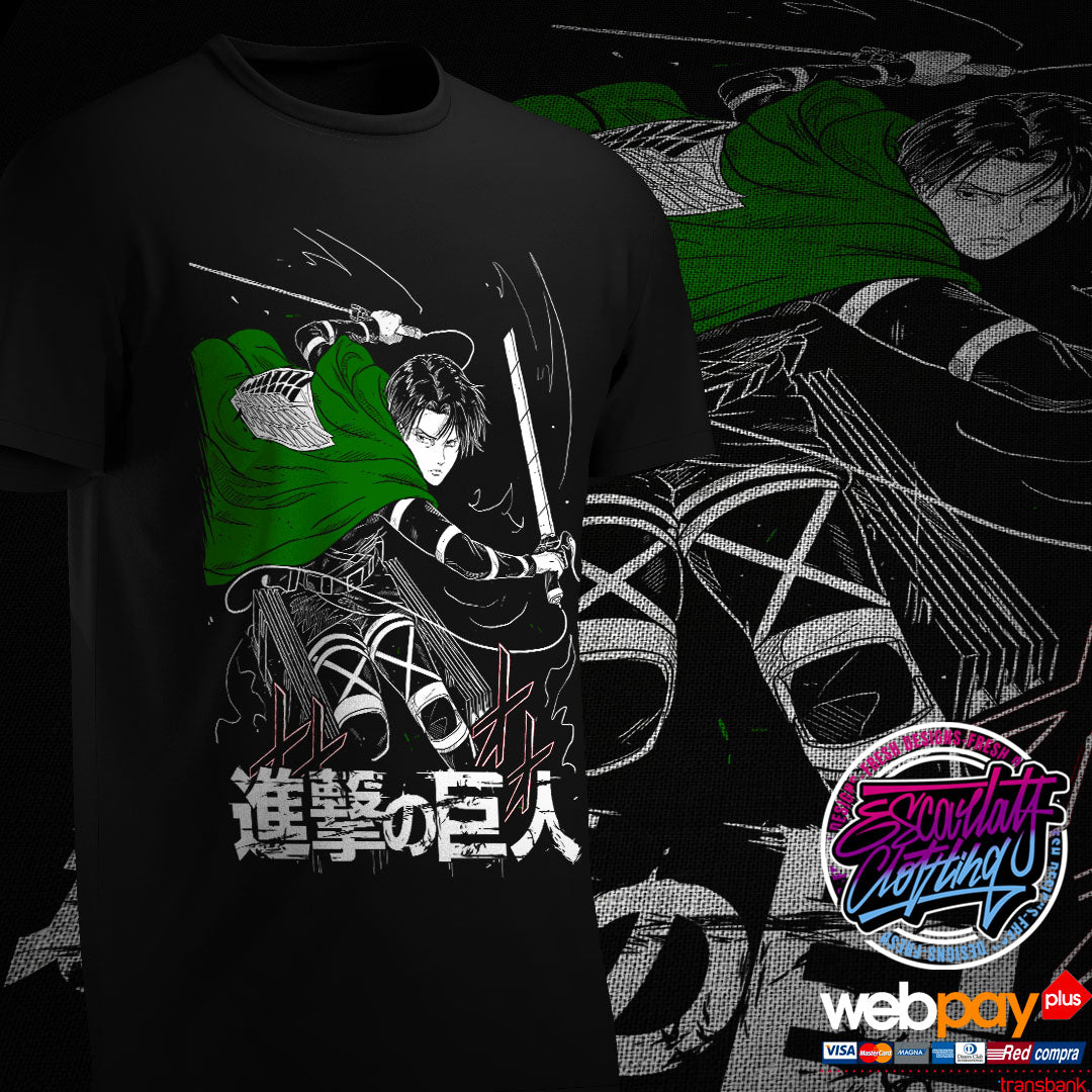 POLERA LEVI ACKERMAN - SHINGEKI NO KYOJIN