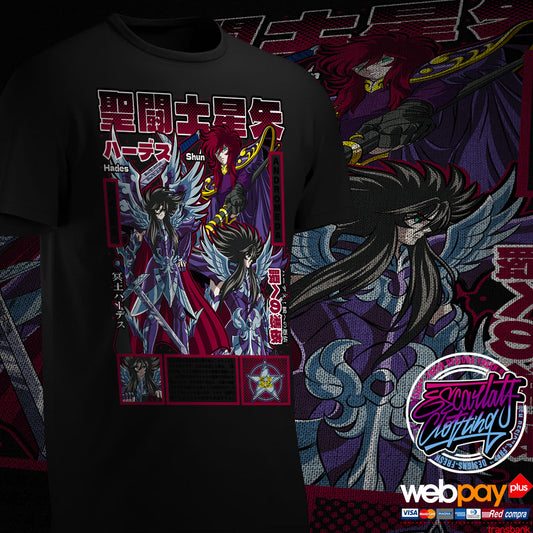 POLERA HADES - CABALLEROS DEL ZODIACO