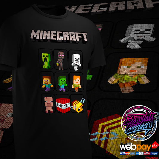 POLERA MINECRAFT - GAMES