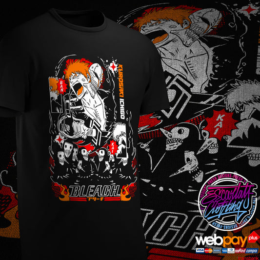 POLERA NEGRA BLEACH