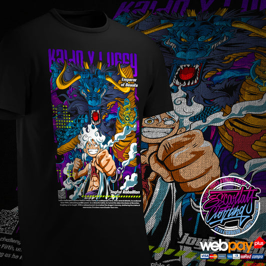 POLERA LUFFY G5 VS KAIDO - ONE PIECE