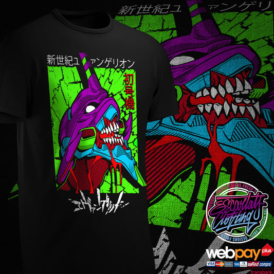 POLERA EVA UNIT 01 COLOR - EVANGELION