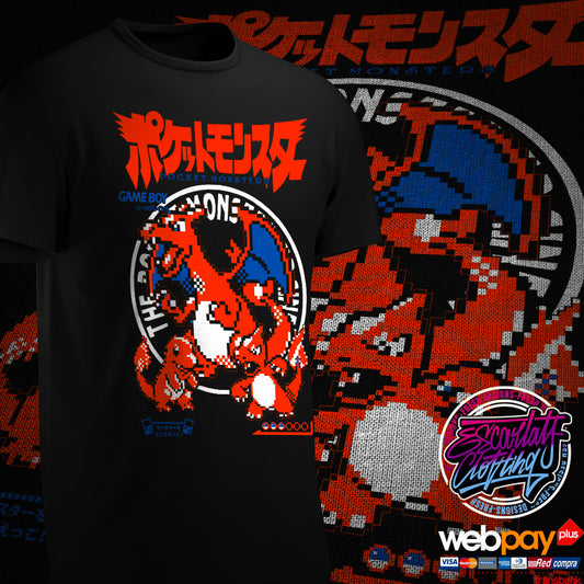 POLERA CHARIZARD PIXEL - POKEMON