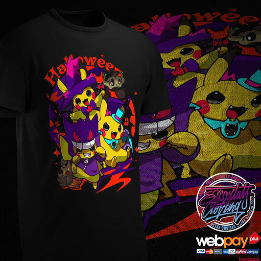 POLERA PIKACHUS HALLOWEEN - POKEMON