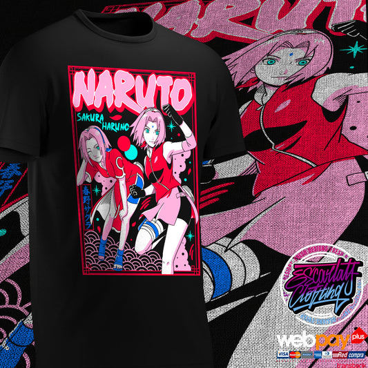 POLERA SAKURA - NARUTO