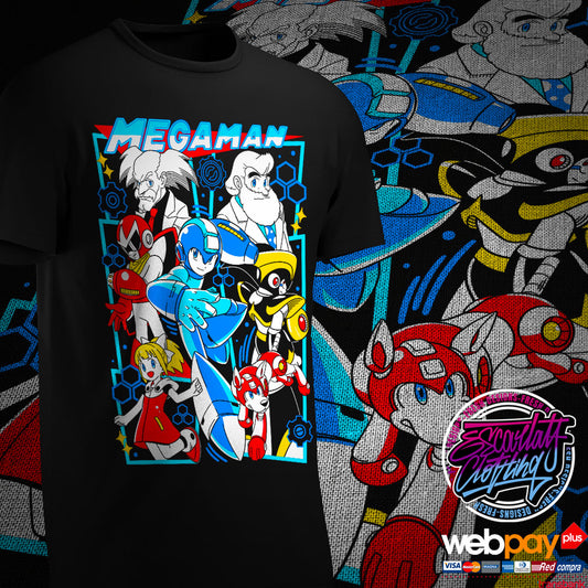 POLERA MEGAMAN - GAMES
