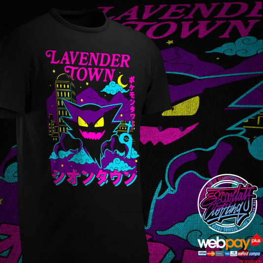 POLERA HAUNTER CIUDAD LAVANDA - POKEMON