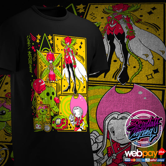 POLERA PALMON & MIMI - DIGIMON ADVENTURE