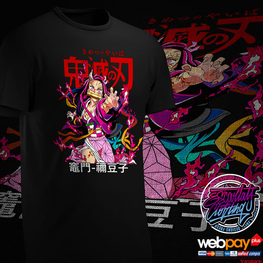 POLERA NEZUKO COLOR - KIMETSU NO YAIBA