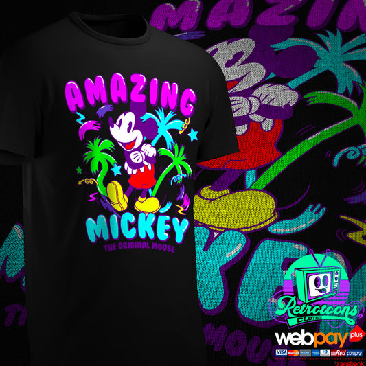POLERA MICKEY MOUSE AMAZING - RETROTOONS