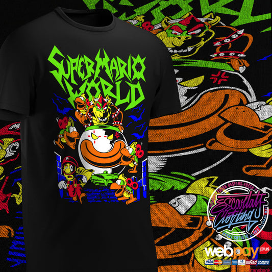 POLERA SUPERMARIO WORLD - GAMES