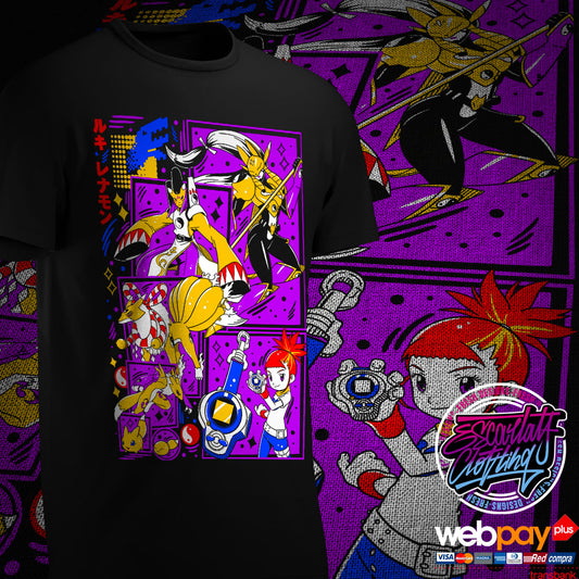 POLERA RENAMON & RIKA - DIGIMON TAMERS