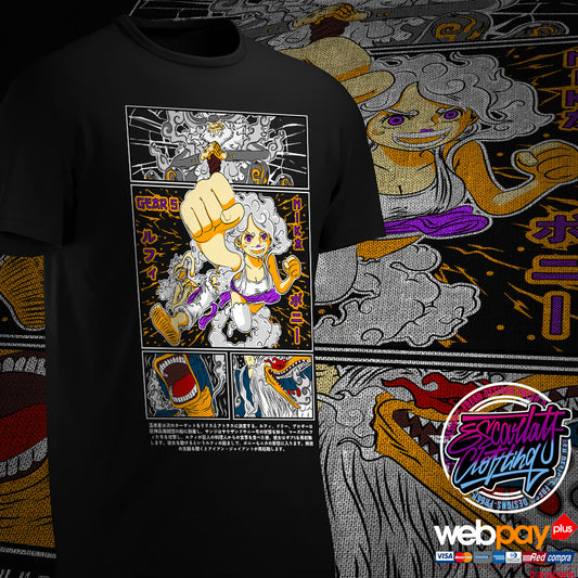 POLERA  LUFFY & BONNEY - ONE PIECE