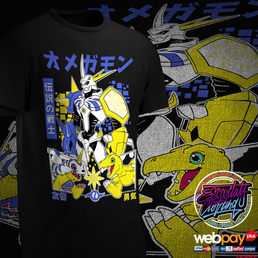POLERA OMEGAMON - DIGIMON ADVENTURE
