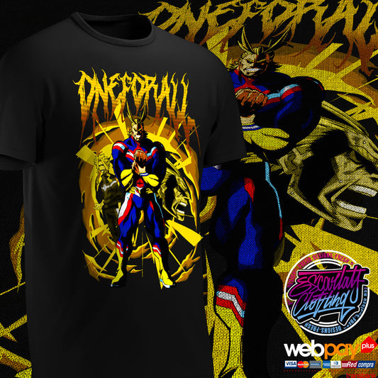 POLERA ALL MIGHT FULLCOLOR - MY HERO ACADEMIA
